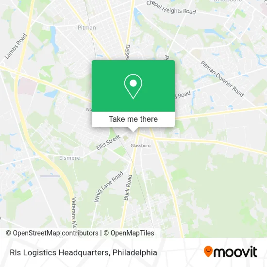 Rls Logistics Headquarters map