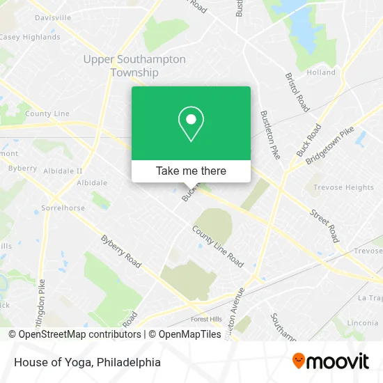 House Of Yoga map