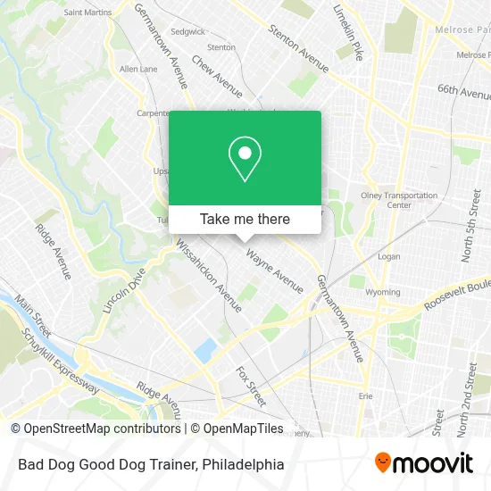 Bad Dog Good Dog Trainer map