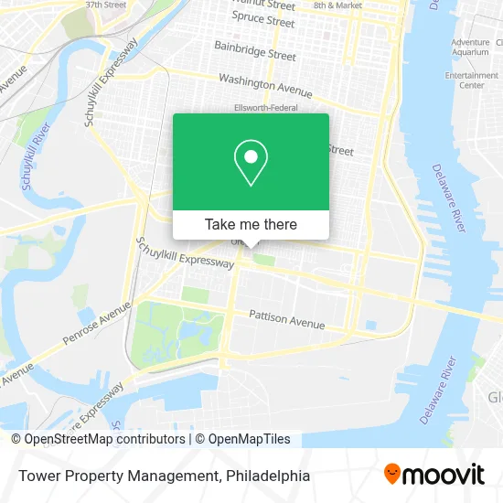 Tower Property Management map