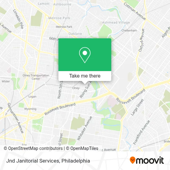 Jnd Janitorial Services map