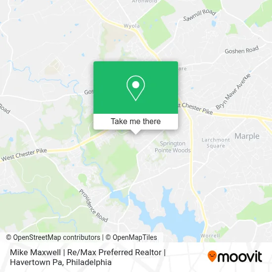 Mike Maxwell | Re / Max Preferred Realtor | Havertown Pa map