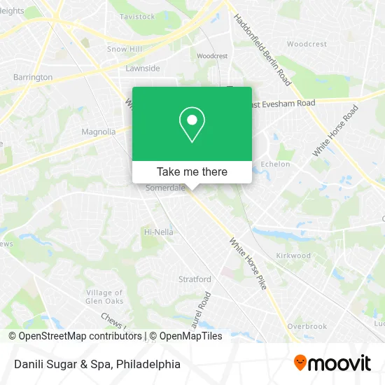 Danili Sugar & Spa map