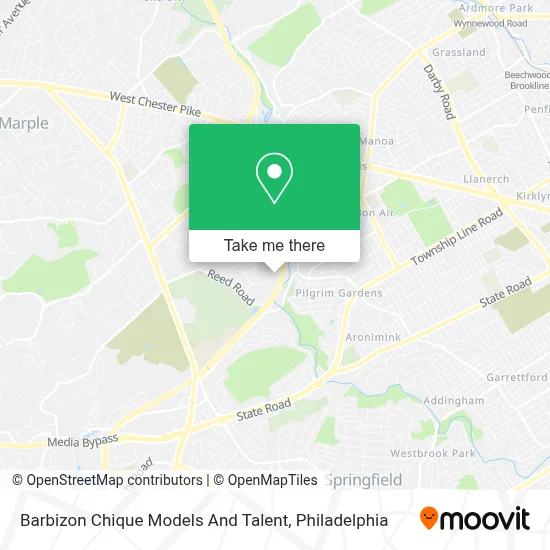 Barbizon Chique Models And Talent map