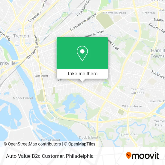 Auto Value B2c Customer map
