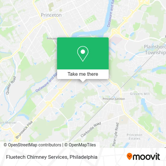 Fluetech Chimney Services map