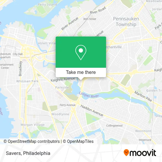 Savers map