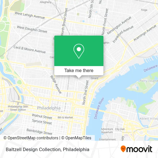Baltzell Design Collection map