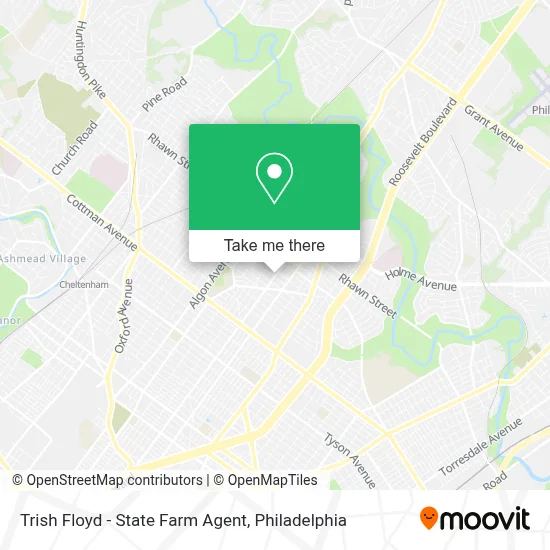 Trish Floyd - State Farm Agent map