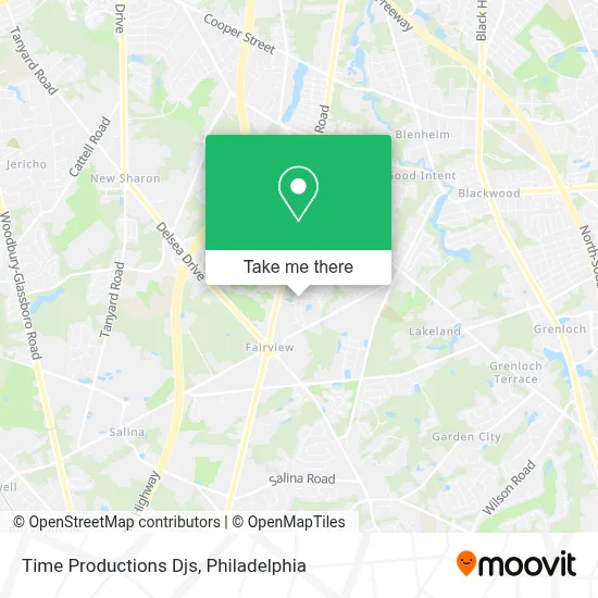 Time Productions Djs map