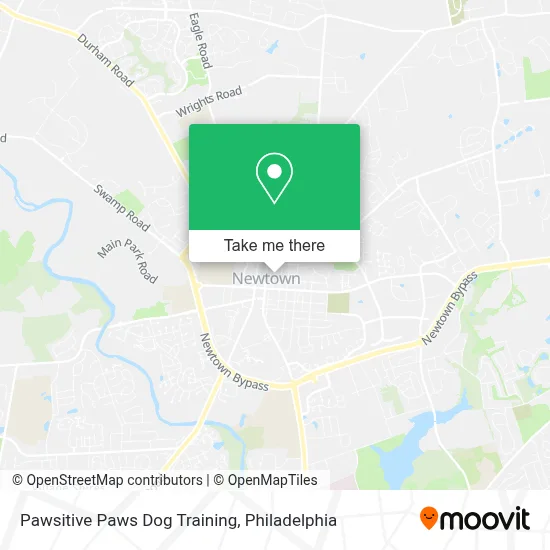 Pawsitive Paws Dog Training map