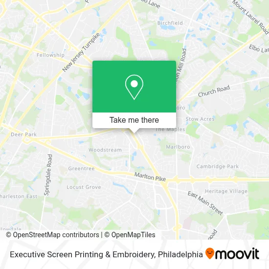 Executive Screen Printing & Embroidery map