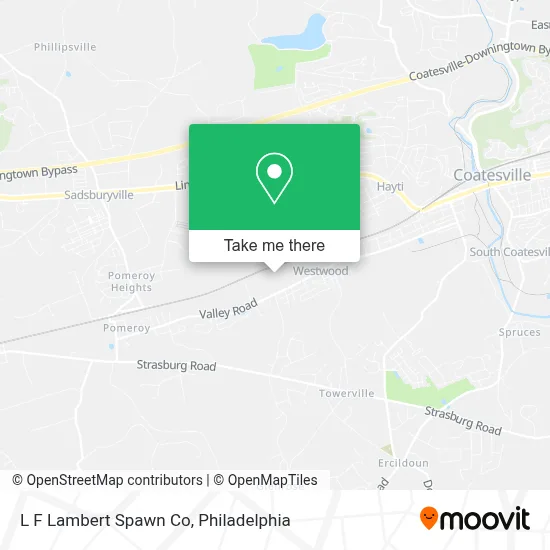 L F Lambert Spawn Co map