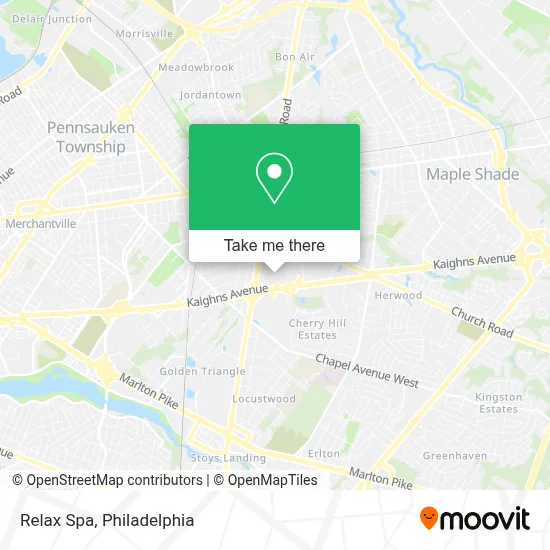 Relax Spa map