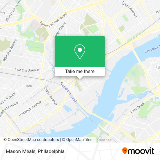 Mason Meals map