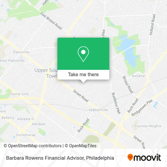 Barbara Rowens Financial Advisor map