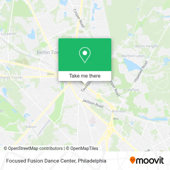 Focused Fusion Dance Center map