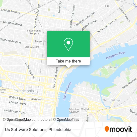 Us Software Solutions map