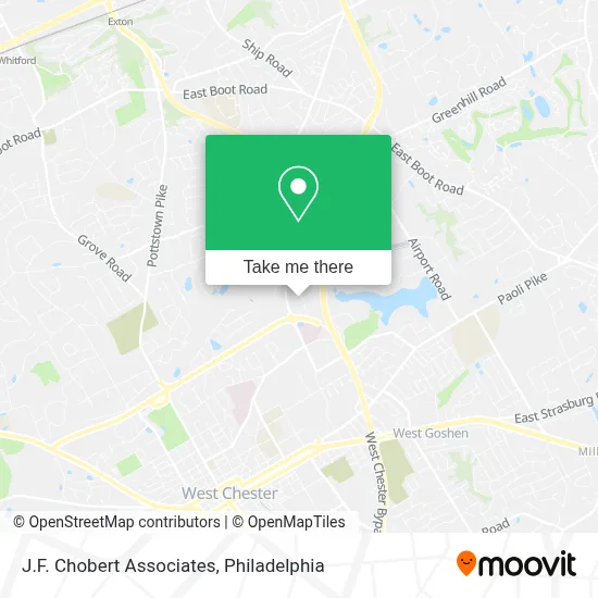 J.F. Chobert Associates map