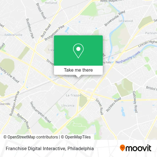 Franchise Digital Interactive map