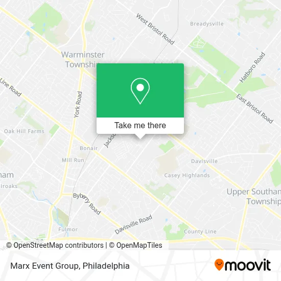 Marx Event Group map