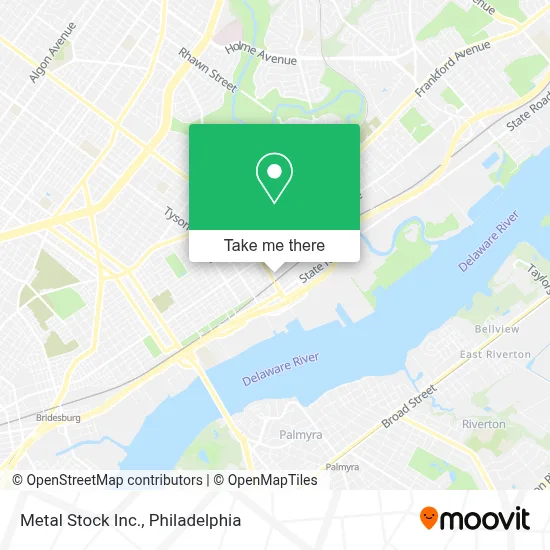 Metal Stock Inc. map