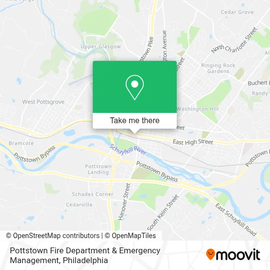 Pottstown Fire Department & Emergency Management map