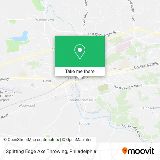 Splitting Edge Axe Throwing map
