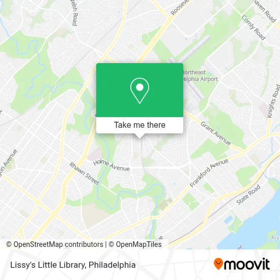 Lissy's Little Library map