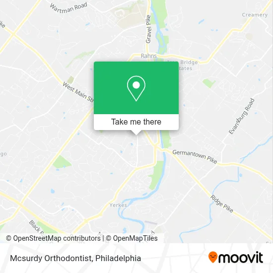 Mcsurdy Orthodontist map