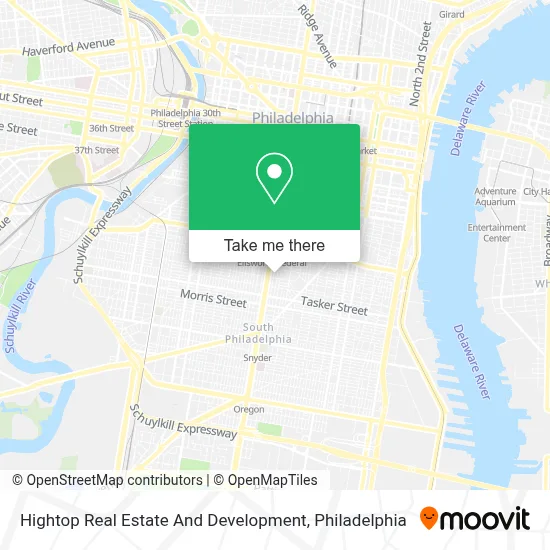 Hightop Real Estate And Development map