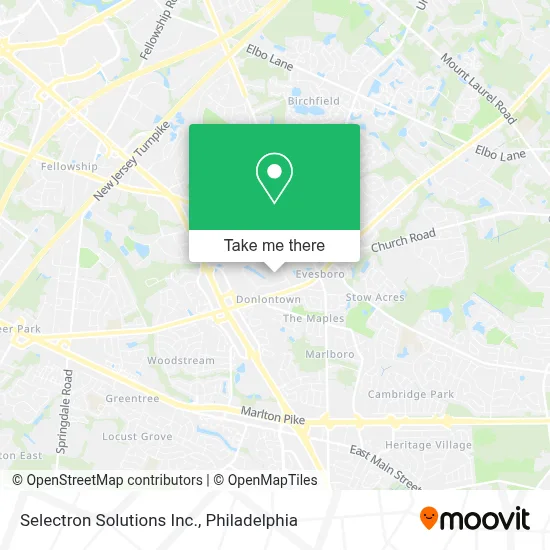 Selectron Solutions Inc. map