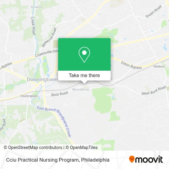 Cciu Practical Nursing Program map