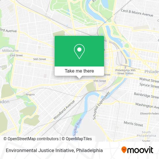 Environmental Justice Initiative map