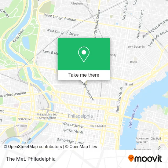 The Met map