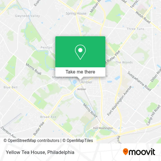 Yellow Tea House map