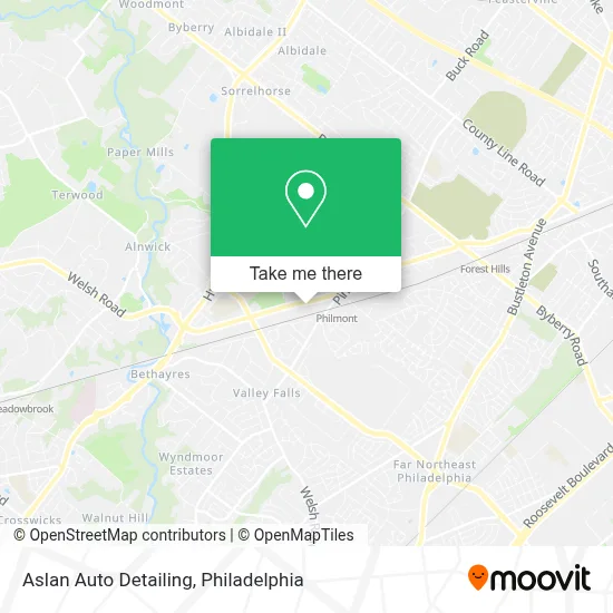 Aslan Auto Detailing map