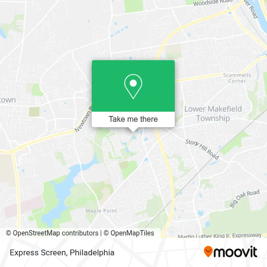 Express Screen map