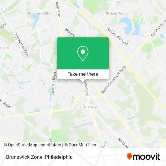 Brunswick Zone map
