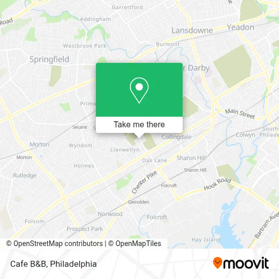 Cafe B&B map