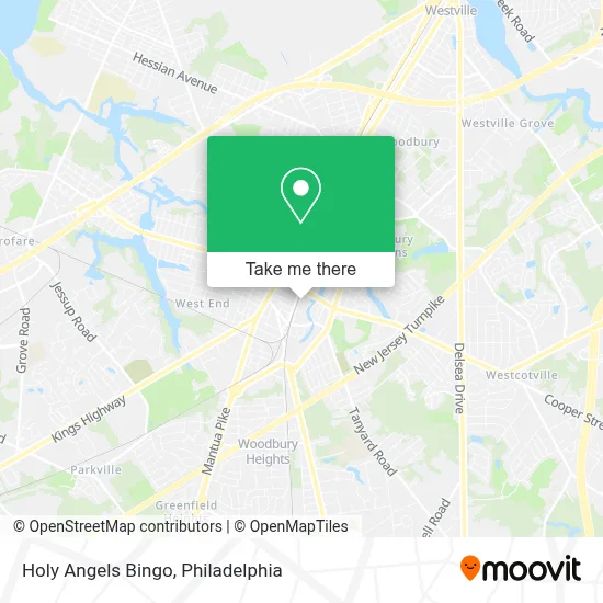 Holy Angels Bingo map