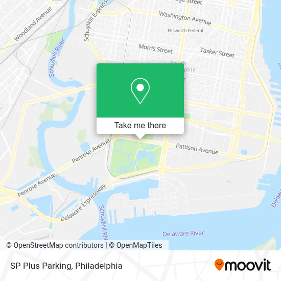 SP Plus Parking map