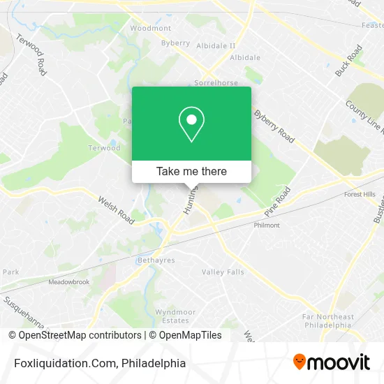 Foxliquidation.Com map