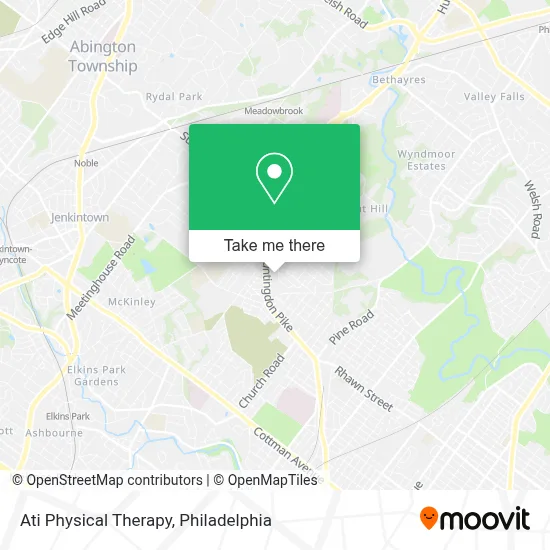 Ati Physical Therapy map