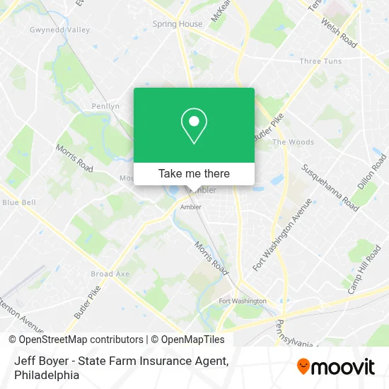 Jeff Boyer - State Farm Insurance Agent map