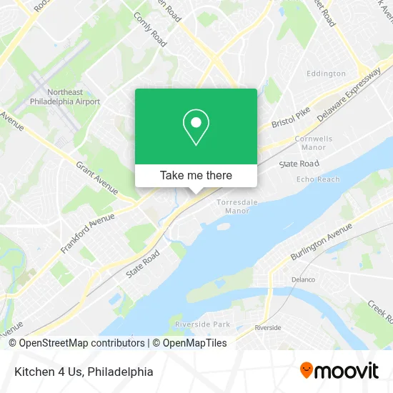 Kitchen 4 Us map