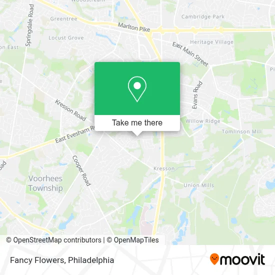 Fancy Flowers map