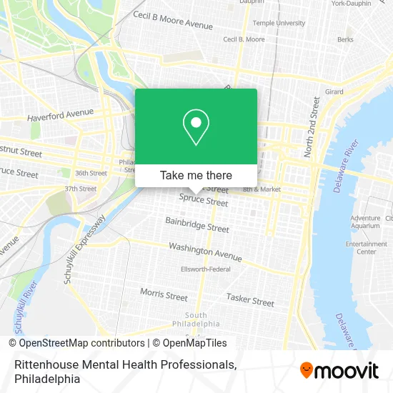 Rittenhouse Mental Health Professionals map
