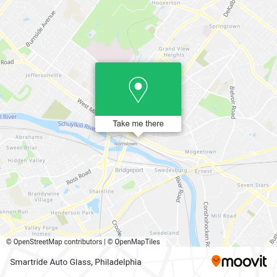 Smartride Auto Glass map