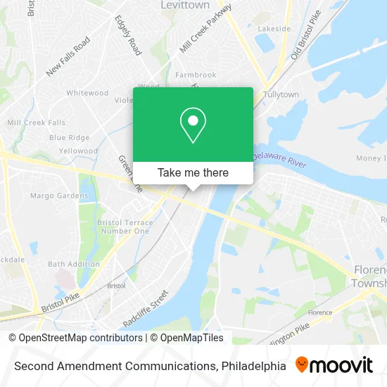 Second Amendment Communications map
